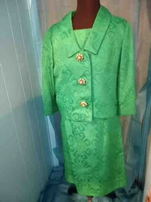 Green Vintage Womens Suit Set - Imagem 1 de 4