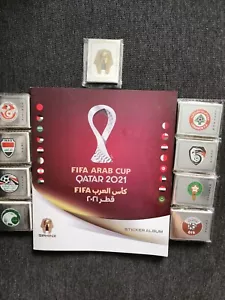 SPHINX FIFA ARAB CUP QATAR 2021 FULL SET+EMPTY ALBUM MINT NEW RELEASE RARE - Picture 1 of 5
