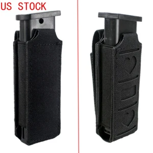 US MOLLE Negro Táctico Único Cargador Bolsa Herramientas Cinturón Bolsa Pistola Mag Bolsa - Imagen 1 de 14