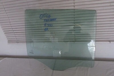 Mercedes Benz E320 1998-2003 4 puertas/pasajero ventana trasera derecha puerta cristal OEM Foto 1 de 4