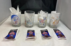 Vtg Complete Set Walt Disney World 25th Anniversary McDonald's Drinking Glasses - Picture 1 of 11