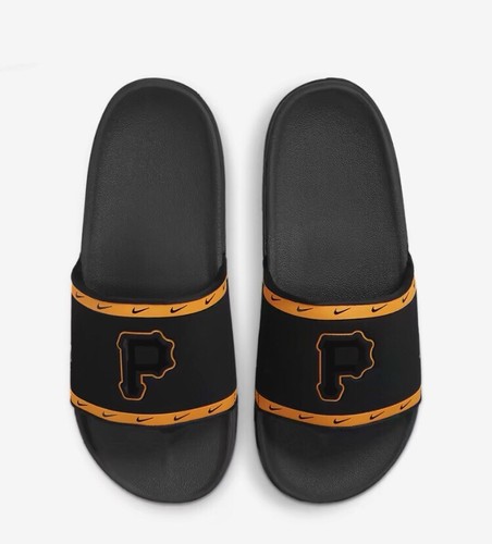 Nike Off Court MLB Pittsburgh Pirates ��Sandali Uomo Ciabatte Slides Taglia 13