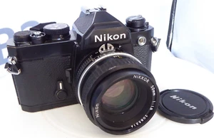 Cámara Nikon FM Film 35mm SLR Nikkor 50mm F1.8 lente nuevos sellos + filtro b3 - Imagen 1 de 9