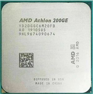 AMD Athlon 200GE 3.2 GHz Dual-Core 4 Threads 5MB Socket AM4 35W CPU Processor - Picture 1 of 1