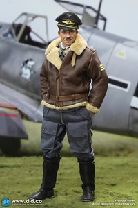 DID scala 1/6 WWII pilota asso caccia tedesco Luftwaffe - Adolf Galland D80165 - Foto 1 di 13