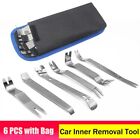Car Audio Interior Disassembly and Assembly Stainless Steel Pry Board 6-pcs Set