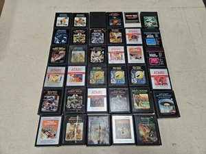 Vintage Atari 2600 Games Lot Of 35, ET, Pele's Soccer, Donkey Kong, Coconuts,... - Picture 1 of 10