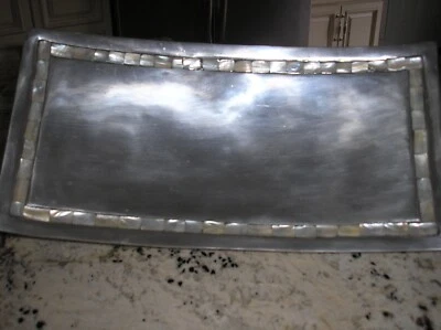 Plato/tazón curvo madreperla toalla plateros vintage Foto 1 de 2