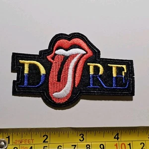 TONGUE OUT ?? FELT STYLE P108 PATCH BADGE SEWON EMBROIDERY CREST - Photo 1 sur 1