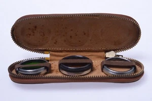 ✅ UNBRANDED GREEN, TOBACCO & UV? 30MM FILTER LENS OR CAMERA SCREW W/ CASE 59-2 - Picture 1 of 2