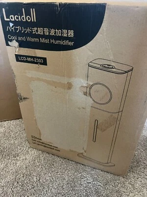 NEW Lacidoll Cool & Warm Mist Humidifier LCD-MH-2303 /8A - Image 1 of 3
