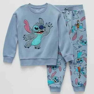 Disney Boys Kids 2-piece Lilo & Stitch size 3 Sweatshirt & Pants Set NEW! - Picture 1 of 7