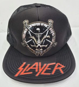 Metal Head Black Death Gothic Thrash Divine Intervention Colors Trucker Adjust - Picture 1 of 2