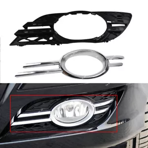 Front LH Fog Light Grill Chrome Trim Cover For Mercedes-Benz E-CLASS W211 07-09 - Picture 1 of 9