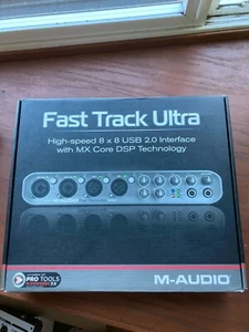 M-Audio Fast Track Ultra Audio Interface MIDI digital audio unit - Picture 1 of 5