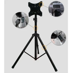 Portable Flat Panel Monitor Vertical Stand with Foldable Tripod for 14"-40" TV - Picture 1 of 8