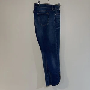 Jennifer Lopez 16 Skinny Ankle Zip Blue Medium Stretch Denim Jeans - Picture 1 of 8