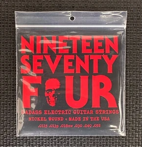 BADASS ELECTRIC GUITAR STRINGS 1974 CUSTOM SERIES - FREE SHIPPING - Picture 1 of 3