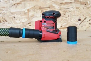 27 mm Schlauchadapter für Milwaukee M18 1/4 Blattschleifer - Bild 1 von 4