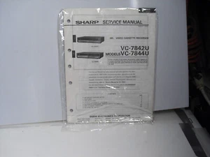 Sharp VC-7842u Original Serviceanleitung - Bild 1 von 2