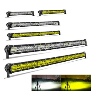 NEW 10"20"30"40"Slim LED Light Bar Spot Flood Combo Work Offroad SUV Driving ATV - Picture 1 of 24