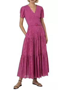Akris Punto abgestuftes Midi-Kleid mit Gürtel Größe 6 US unverbindliche Preisempfehlung des Herstellers 1490 $ - Bild 1 von 12