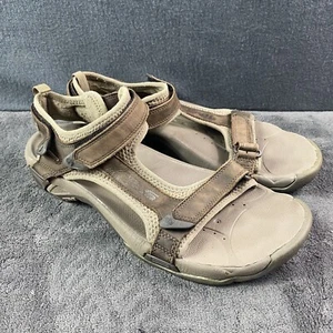 Sandalias Teva Open Toachi S/N 4011 Cuero Negro Marrón Para Hombre Talla 12 Senderismo Caminata - Imagen 1 de 8