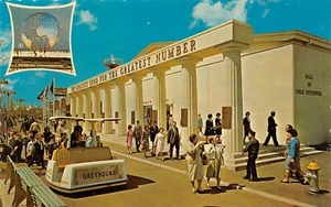 World Fair "The Hall Of Free Enterprise" New York City,NY Vtg 1964-65 Postcard - Picture 1 of 2