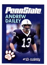2010 PENN STATE NITTANY LIONS THE SECOND MILE CARD-- ANDREW DAILEY