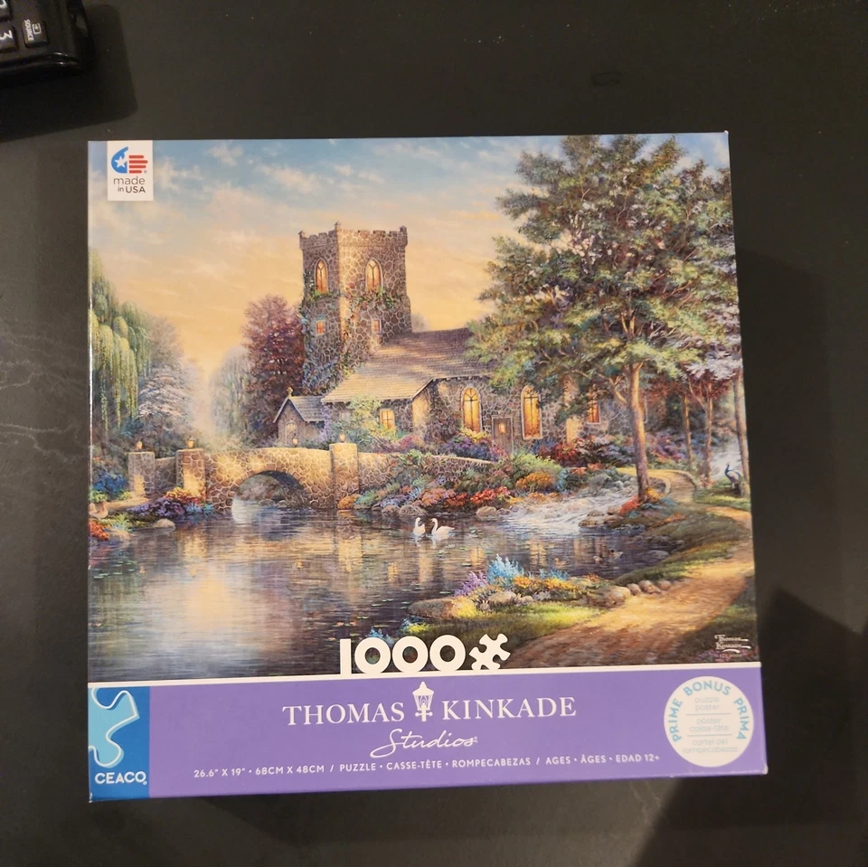 Ceaco - Thomas Kinkade - Willow Wood Chapel - 1000 Piece Jigsaw Puzzle - Image 1 of 1