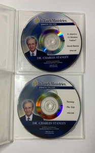 Set of 2 In Touch ministries Charles Stanley Sermon on DVD 2010 - Picture 1 of 3