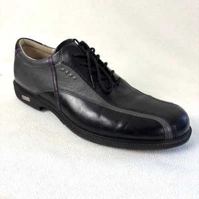 ECCO HydroMax Golf Shoes Leather Lace Up Spikeless Oxford Men's 45 US 11-11.5 - Image 1 of 4