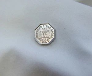 Tierney's Cigar Store Niagarafälle, NY 5 Cent Handelsmedaille! - KEINE RESERVIERUNG! - Bild 1 von 2