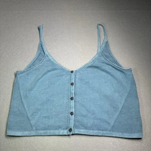We The Free Ever Pullover Tank Blau Gr. Small Tanktop Free People - Bild 1 von 5