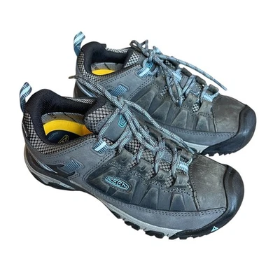 Keen Waterproof Hiking Trail Shoes Women's Gray Lace Up Low Top Size 6 - Image 1 of 4
