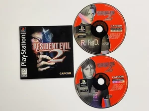 Resident Evil 2 (Sony PlayStation 1) Juego de 2 discos y manual, sin estuche (ACC) - Imagen 1 de 4