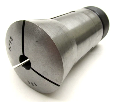 LYNDEX 7/16" 16C ROUND COLLET w/ INTERNAL THREADS - Image 1 of 3
