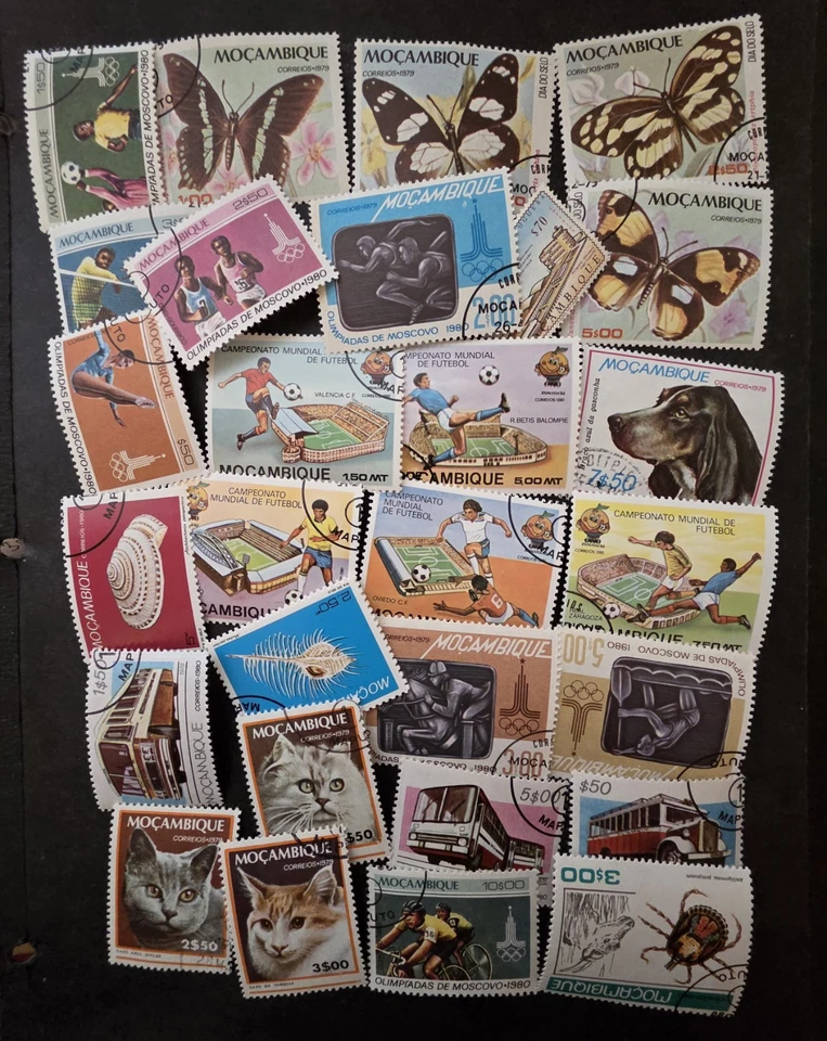 Lote de sellos usados de MOZAMBIQUE T19030 Foto 1 de 1