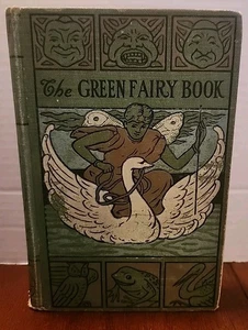 Vntg The Green Fairy Book Swan Cover Andrew Lang See Pic/Desc - Bild 1 von 10