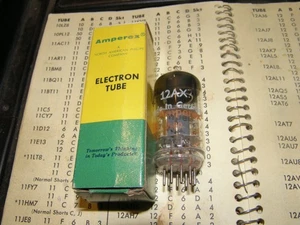 Amperex 12AX7A ECC83 Made in Germany 7-50 E7 WE7 Codes getestet stark 12AX7 - Bild 1 von 5