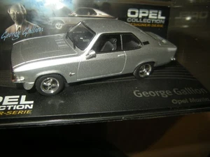 1:43 Ixo / Altaya Opel Collection Opel Manta A silber George Gallion in VP - Picture 1 of 1