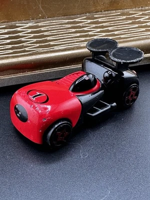 Red Black Mickey Mouse Disney Wild Racers 1:64 2001 Diecast Car Hasbro Vtg Ears - Image 1 of 4