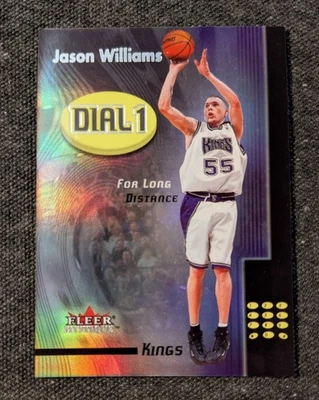 2000-01 Fleer Mystique "Dial 1" Jason Williams #DO4 Sacramento Kings Foto 1 de 2