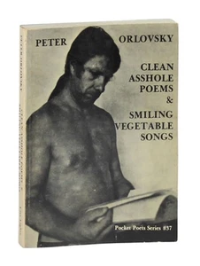 Clean Asshole Poems & Smiling Vegetable Songs Orlovsky SC 1978 Pocket Poets #37 - Picture 1 of 9