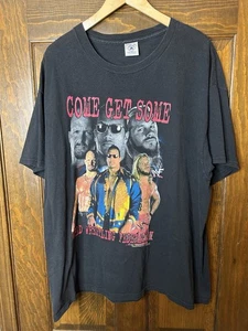 Vtg 2000 WWF Shirt Come Get Some Size XL Stone Cold Steve Austin Rock Jericho - Picture 1 of 5
