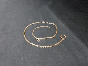 Antique 1800s Victorian 20" Pocket Watch Chain Fob Gold Filled 1/20th 12k - Picture 1 of 6