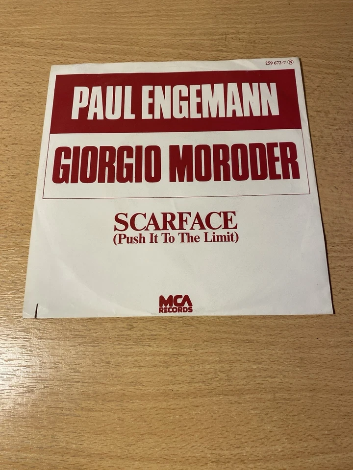 7" PAUL ENGEMANN/GIORGIO MORODER*Scarface/Tony`s Theme(MINT-)FILM OST AL PACINO - Bild 1 von 1