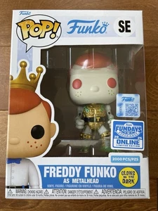 Funko Pop Fundays 2025 Freddy as Metalhead LE 2000 GITD TMNT Glow Online - Picture 1 of 7