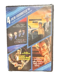 NEW 4 Film Favorites Clint Eastwood Space Cowboys Honkytonk Man Every Which Way - Foto 1 di 3