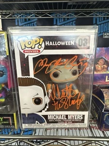 Funko Pop! Michael Myers #3 With JSA COA Nick Castle, James Jude Dual Autograph - Picture 1 of 6